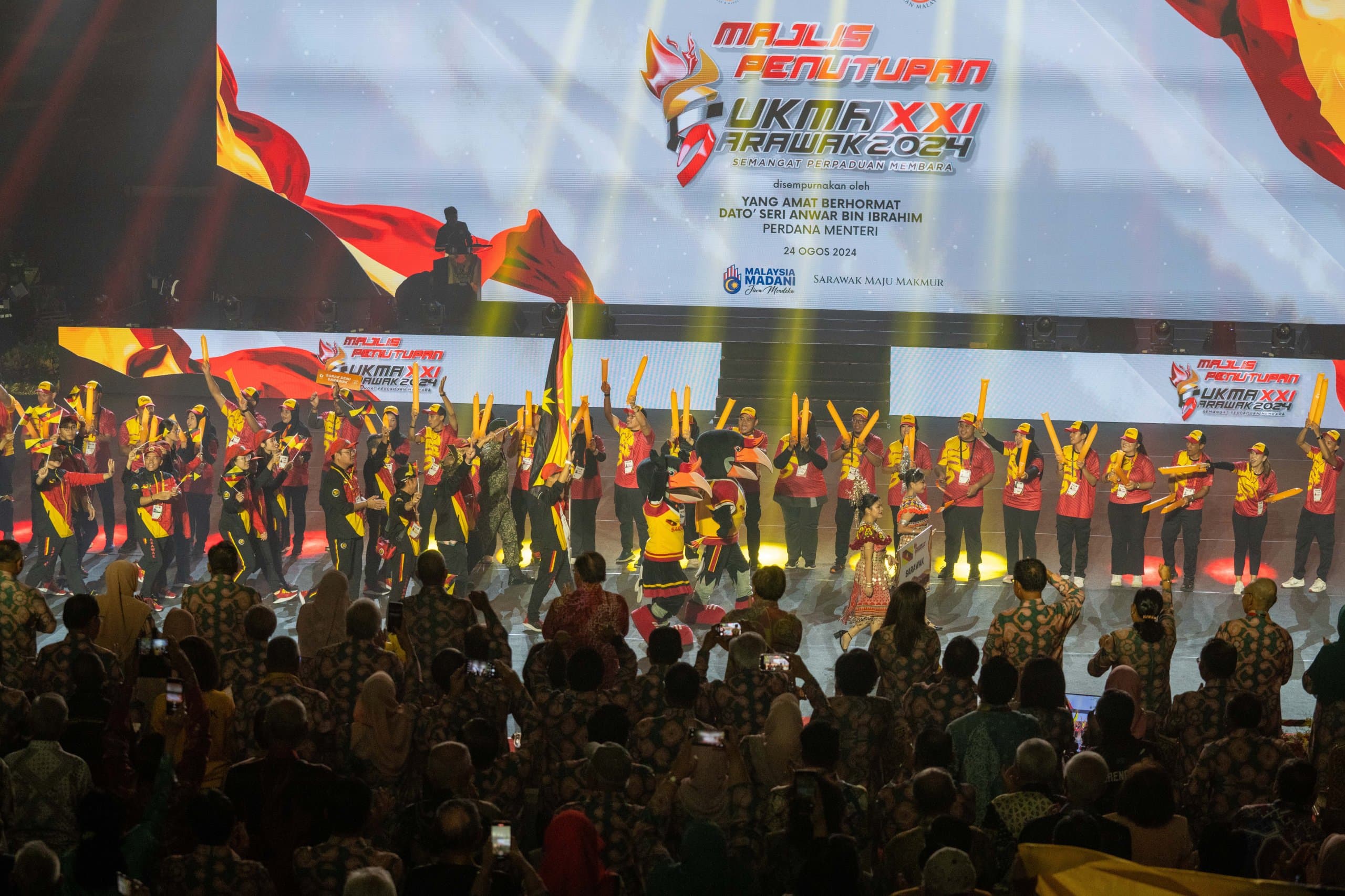 Closing Ceremony for SUKMA XXI 2024